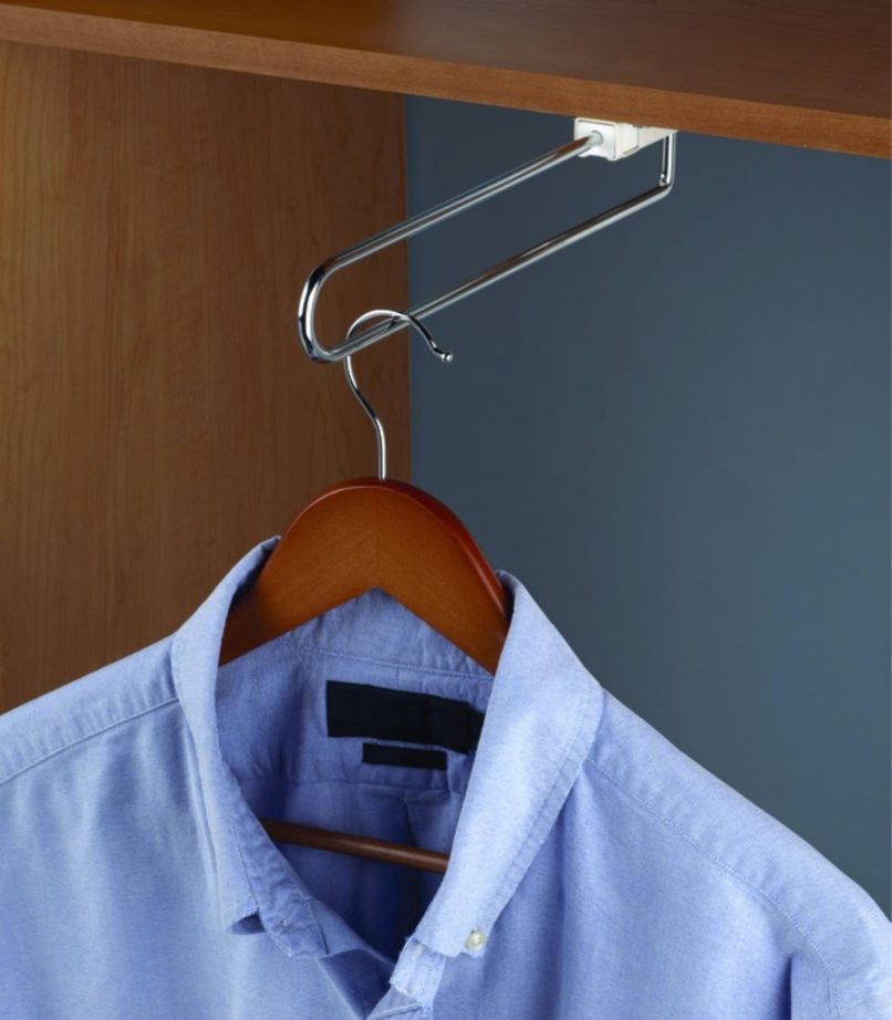 Pull Out Wardrobe Rail – Built-Rite Closets